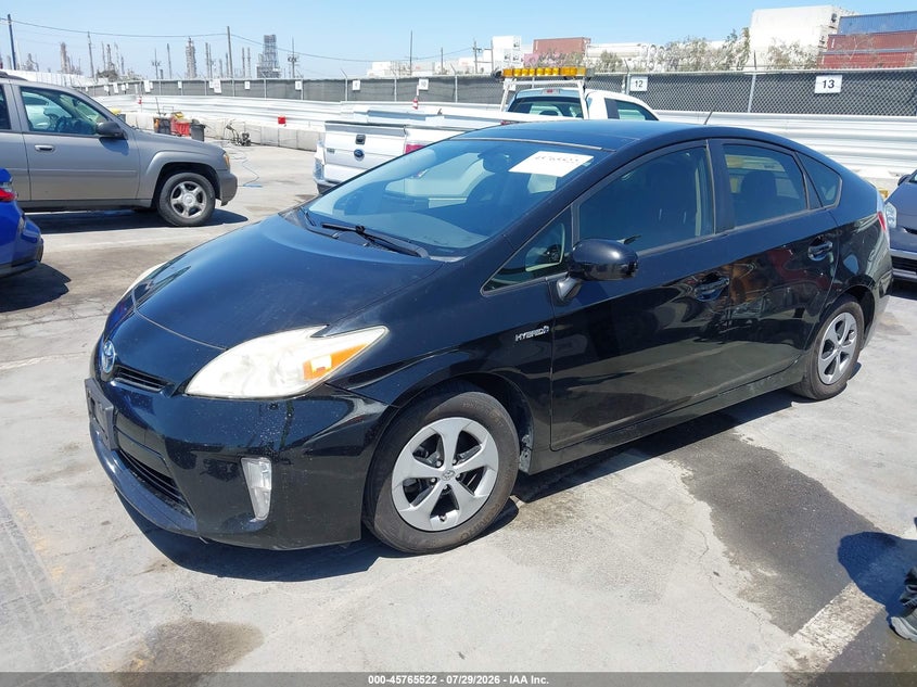 Vin: jtdkn3du9c5508774, lot: 46264271, toyota prius four 20122