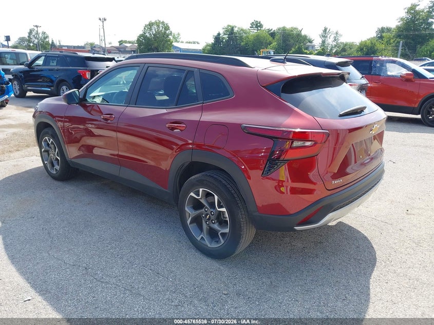 Vin: kl77lhepxsc181567, lot: 46264285, chevrolet trax fwd lt 20253
