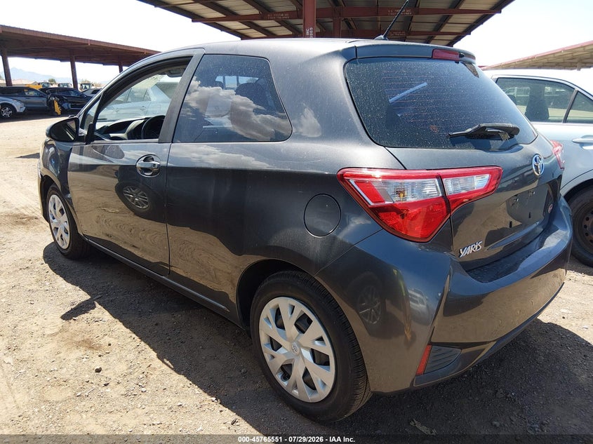 Vin: vnkjtud37ja093934, lot: 46264300, toyota yaris l 20183
