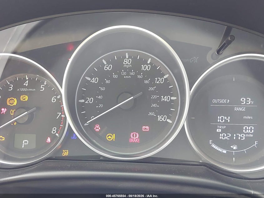 MAZDA CX-5 2016 VIN JM3KE4BY4G0916752