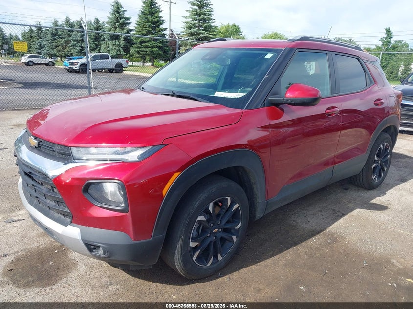 2021 Chevrolet TrailBlazer, Front End, IAAI, VIN KL79MPSL7MB058707 — photo 2