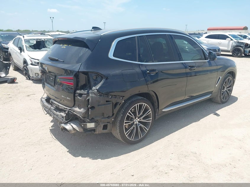 Vin: wbx47dp09nn172020, lot: 46264309, bmw x3 sdrive30i 20224