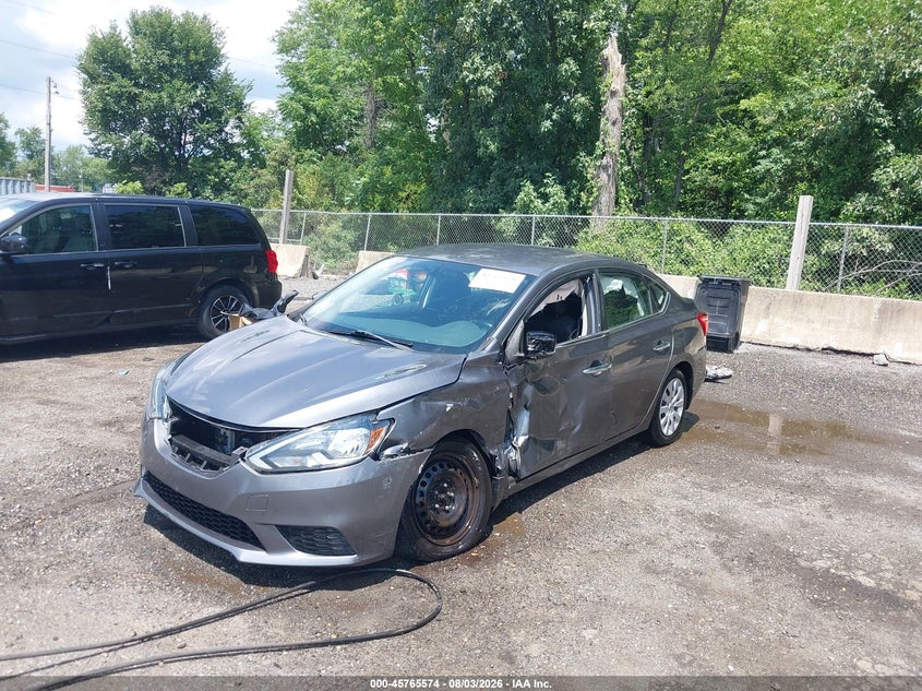 Vin: 3n1ab7ap8hl715158, lot: 46264323, nissan sentra sv 20172