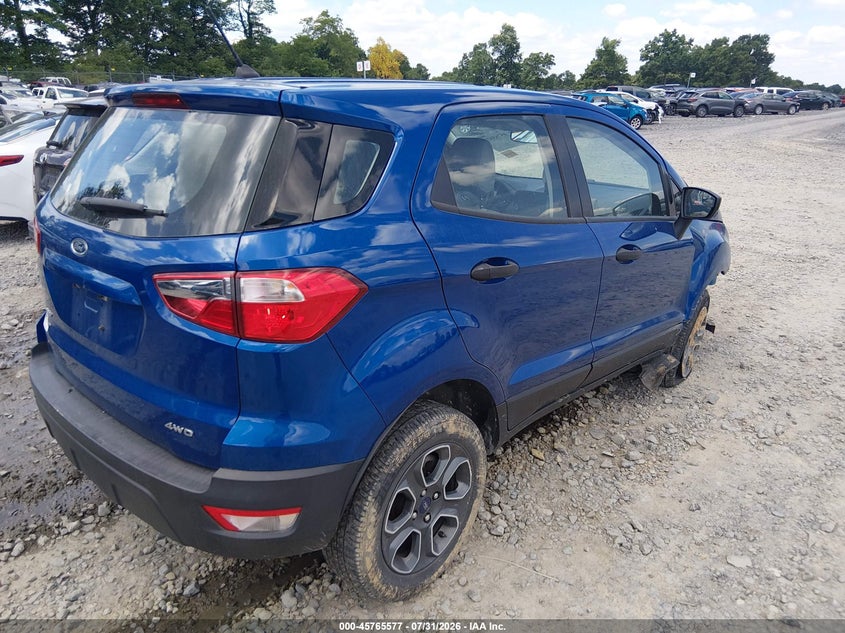 Vin: maj6s3fl6kc280876, lot: 46264326, ford ecosport s 20194
