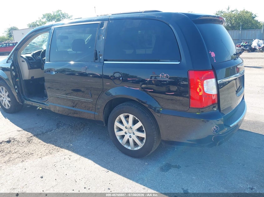 Vin: 2c4rc1bg9gr305589, lot: 46264336, chrysler town & country touring 20163