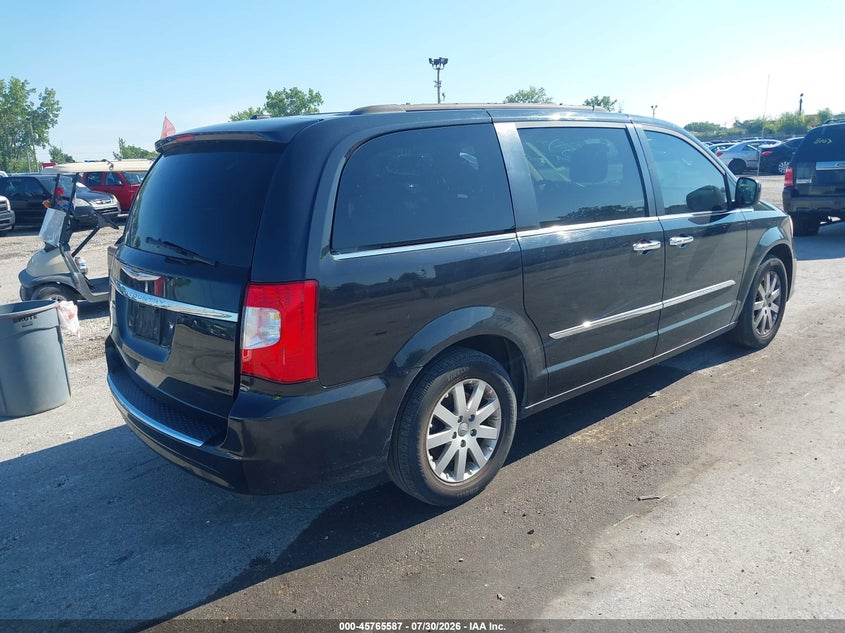 Vin: 2c4rc1bg9gr305589, lot: 46264336, chrysler town & country touring 20164