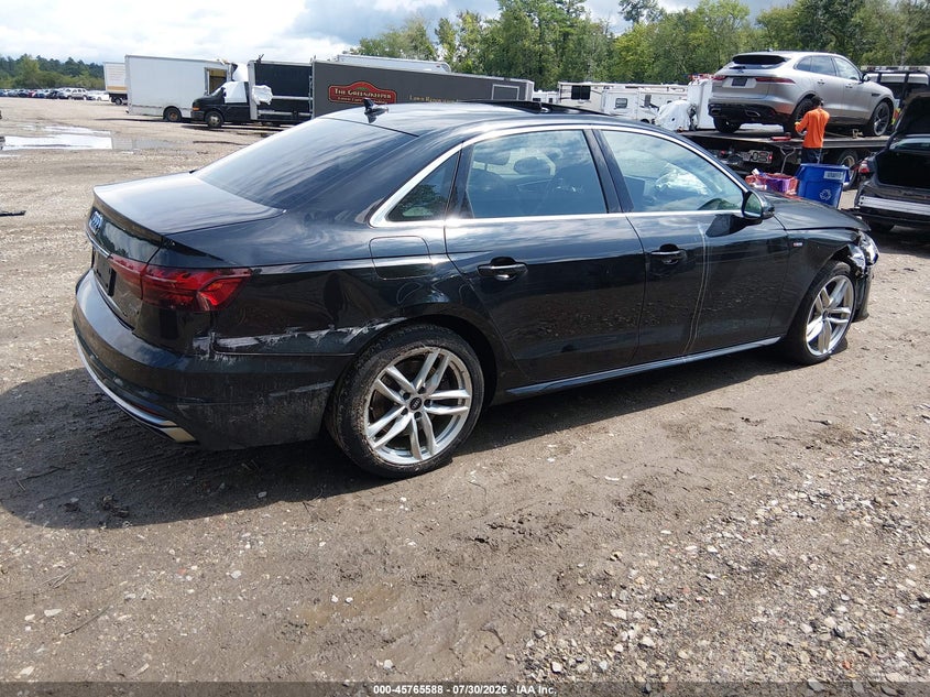 Vin: waudaaf42ma061376, lot: 46264337, audi a4 premium 45 tfsi s line quattro s tronic 20214