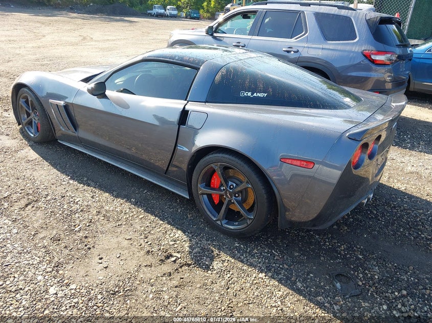 Vin: 1g1yw2dw4b5110821, lot: 46264359, chevrolet corvette grand sport 20113