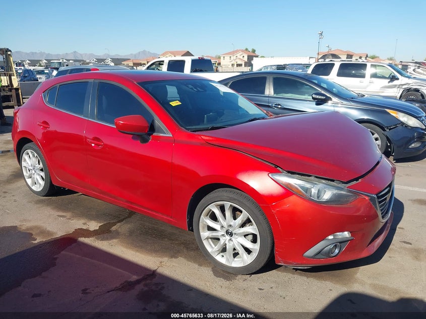 Vin: jm1bm1m30e1174238, lot: 46264382, mazda mazda3 s grand touring 20141