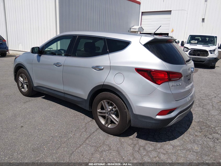 Vin: 5xyzt3lb1jg564121, lot: 46264390, hyundai santa fe sport 2.4l 20183