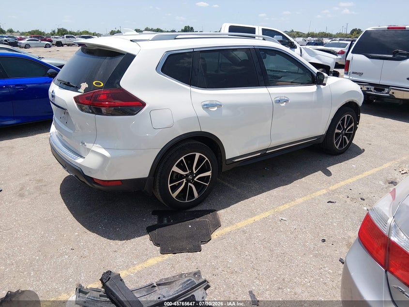 Vin: 5n1at2mt5kc767898, lot: 46264396, nissan rogue sl 20194