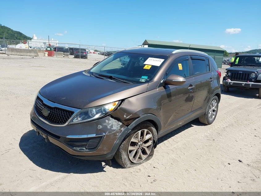 Vin: kndpb3acxf7728878, lot: 46264403, kia sportage lx 20152