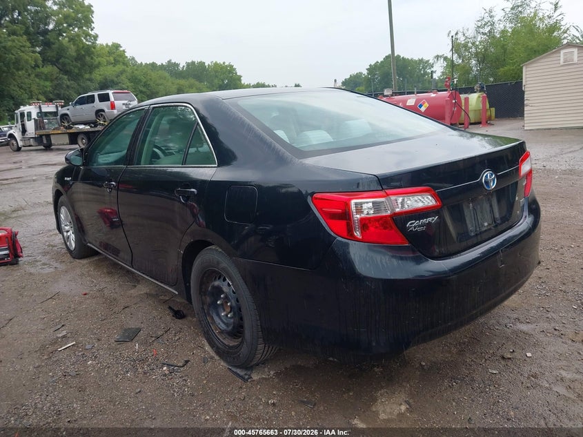 Vin: 4t1bd1fk4cu033720, lot: 46264412, toyota camry hybrid le 20123