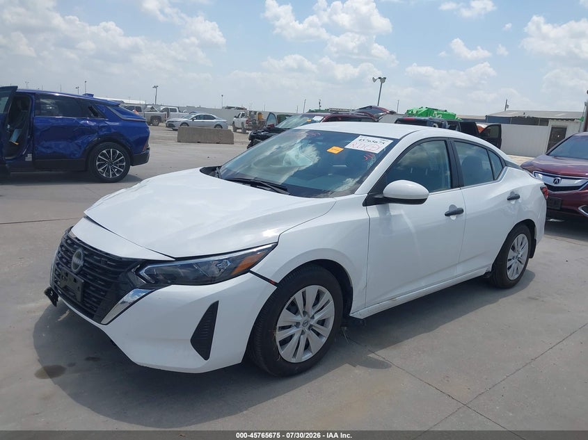 Vin: 3n1ab8bvxsy425422, lot: 46264424, nissan sentra s 20252