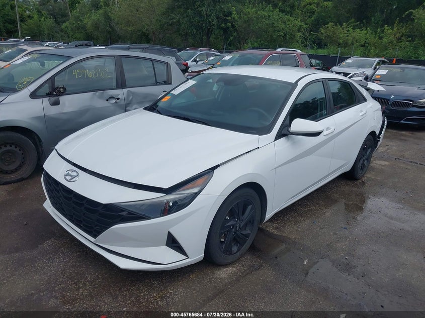 Vin: kmhlm4aj4mu004059, lot: 46264433, hyundai elantra hybrid blue 20212