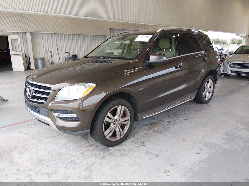 Vin: 4jgda5hb6ca025187, lot: 46264473, mercedes-benz ml 350 4matic 20122