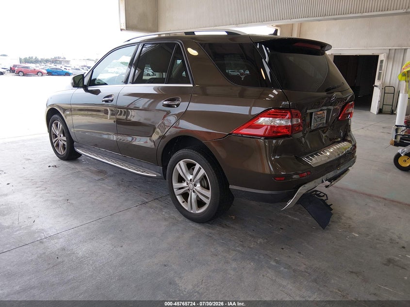 Vin: 4jgda5hb6ca025187, lot: 46264473, mercedes-benz ml 350 4matic 20123