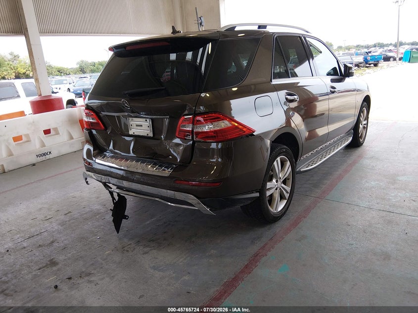 Vin: 4jgda5hb6ca025187, lot: 46264473, mercedes-benz ml 350 4matic 20124