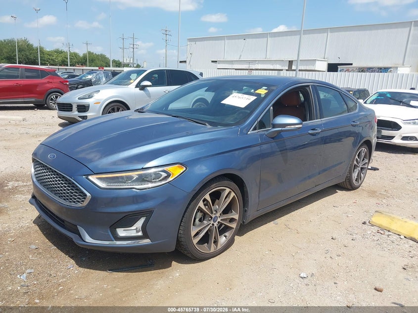 Vin: 3fa6p0k94kr241473, lot: 46264488, ford fusion titanium 20192