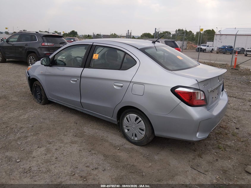 Vin: ml32fufj2rhf19053, lot: 46264489, mitsubishi mirage g4 black edition/es/le 20243