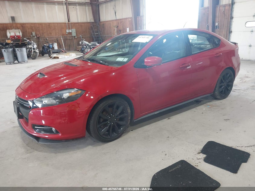 Vin: 1c3cdfebxgd685145, lot: 46264495, dodge dart gt 20162