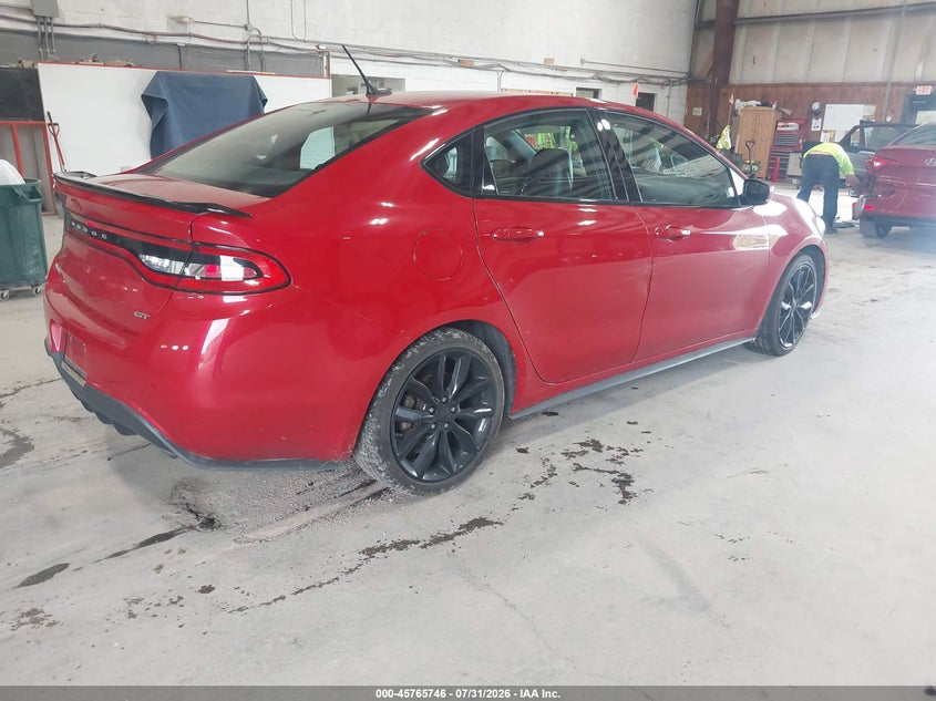 Vin: 1c3cdfebxgd685145, lot: 46264495, dodge dart gt 20164