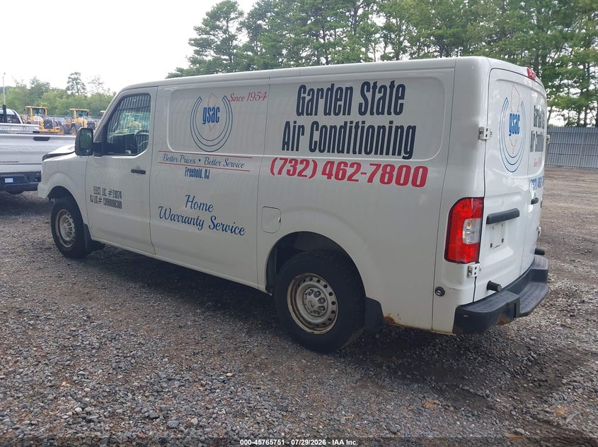 Vin: 1n6bf0klxen103447, lot: 46264500, nissan nv cargo nv1500 s v6 20143