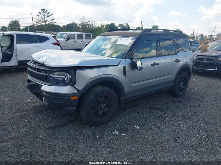 Vin: 3fmcr9a64mra29383, lot: 46264514, ford bronco sport 20212