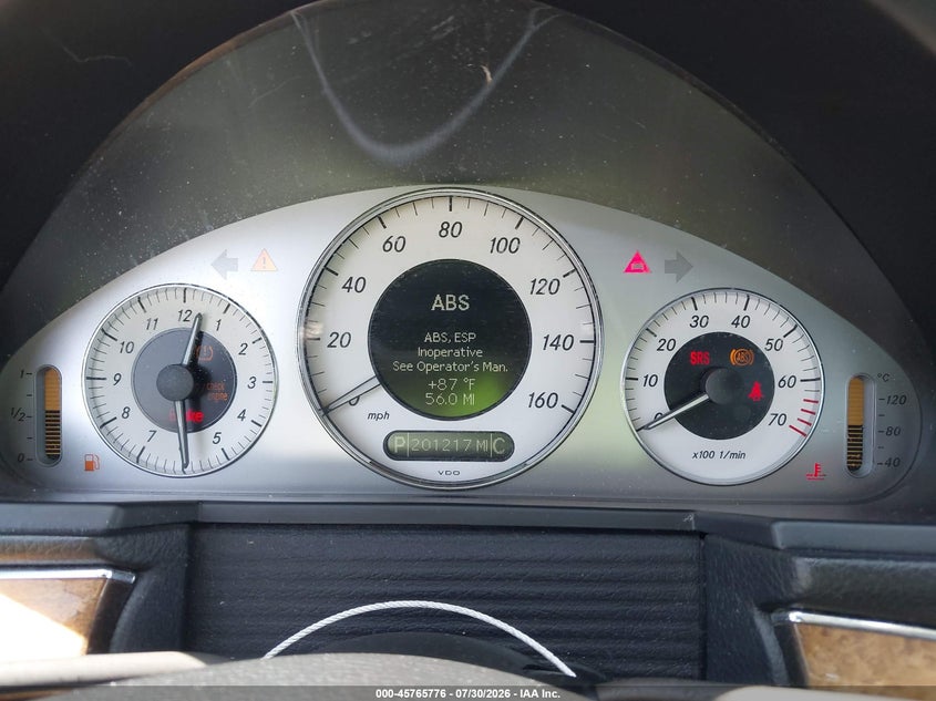 2009 MERCEDES-BENZ E 350 auction photo 7