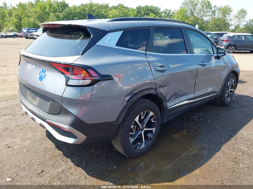 Vin: 5xyk3cdf5sg268944, lot: 46264527, kia sportage ex 20254