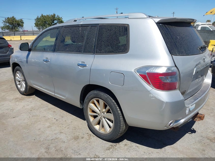 Vin: jtebw3eh5a2045816, lot: 46264536, toyota highlander hybrid base v6 20103