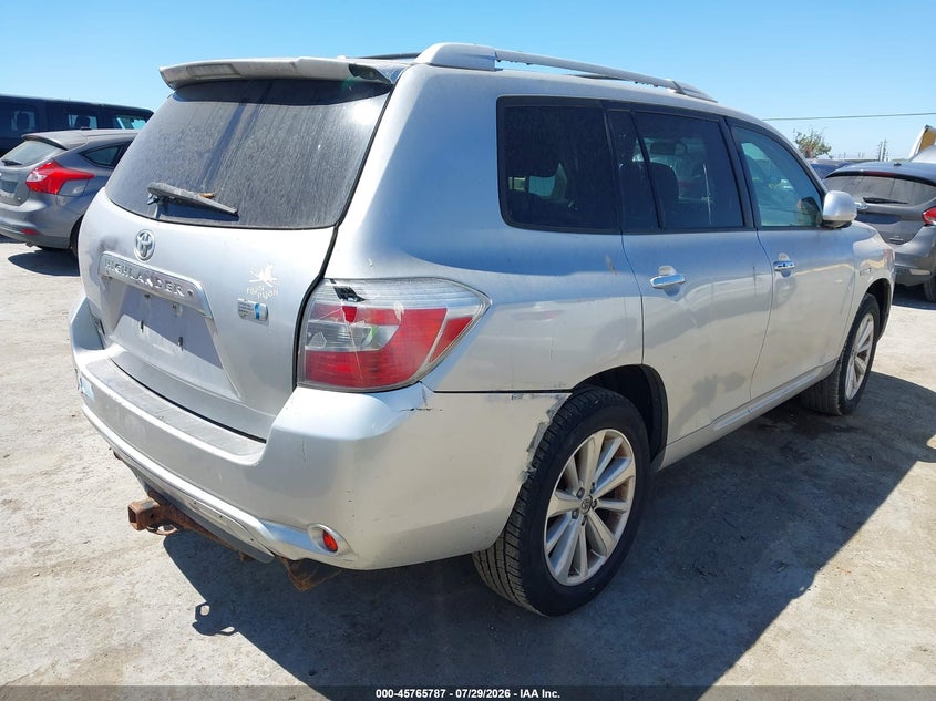 Vin: jtebw3eh5a2045816, lot: 46264536, toyota highlander hybrid base v6 20104