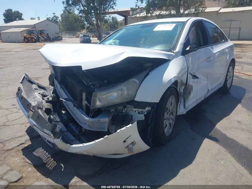 Vin: 1g1pa5sg4e7105280, lot: 46264538, chevrolet cruze ls auto 20142