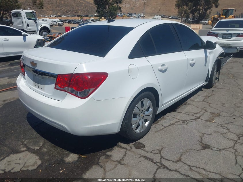 Vin: 1g1pa5sg4e7105280, lot: 46264538, chevrolet cruze ls auto 20144