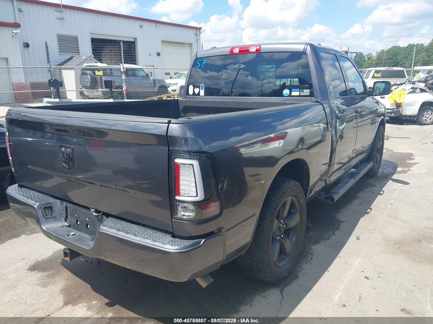 Vin: 1c6rr6fg1hs723142, lot: 46264555, ram 1500 express  4x2 6'4 box 20174