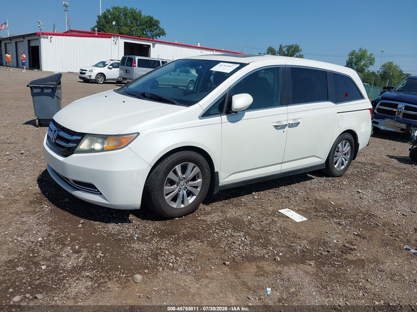 Vin: 5fnrl5h66fb110548, lot: 46264560, honda odyssey ex-l 20152