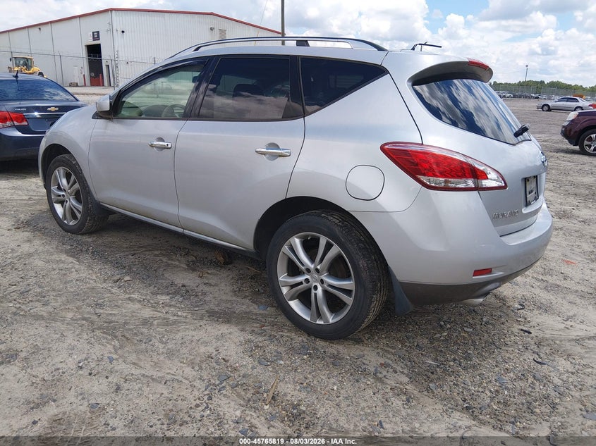 NISSAN MURANO 2012 VIN JN8AZ1MU3CW109720