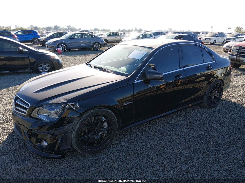 Vin: wddgf7hb1af366324, lot: 46264610, mercedes-benz c 63 amg 20102