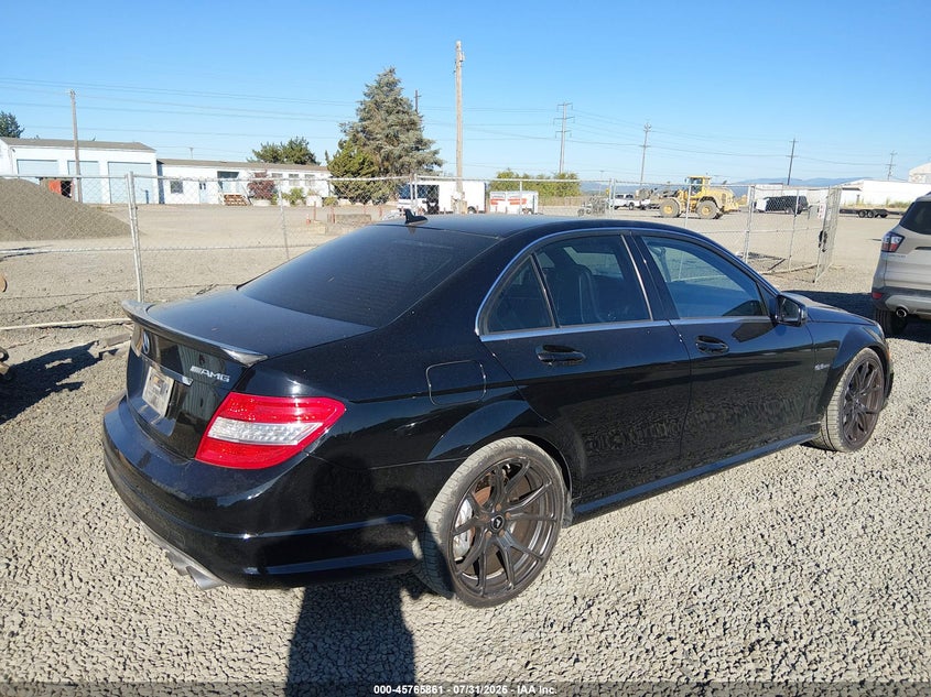 Vin: wddgf7hb1af366324, lot: 46264610, mercedes-benz c 63 amg 20104