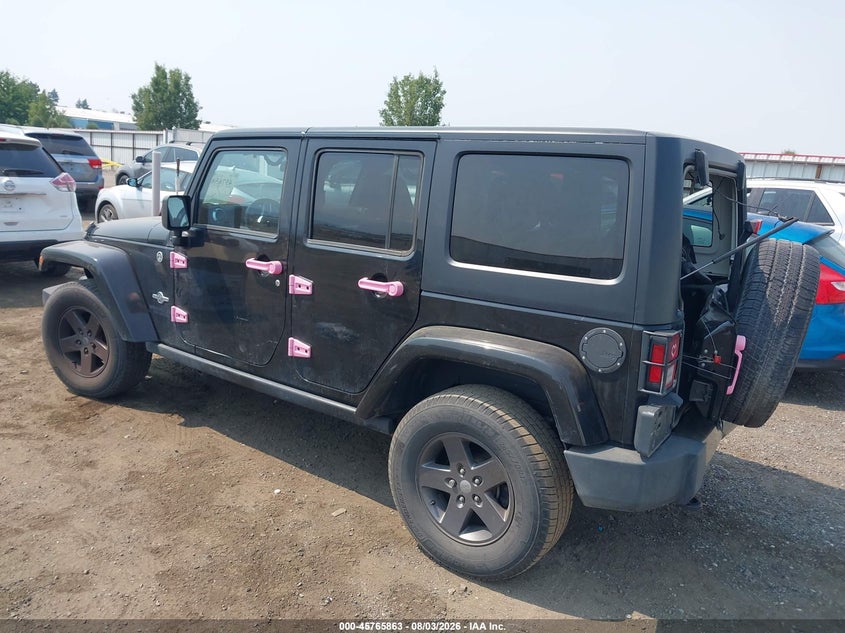 Vin: 1c4bjwdg8fl594053, lot: 46264612, jeep wrangler unlimited freedom edition 20153