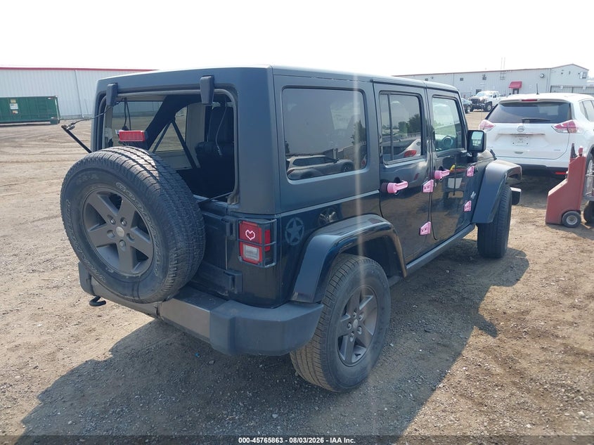 Vin: 1c4bjwdg8fl594053, lot: 46264612, jeep wrangler unlimited freedom edition 20154