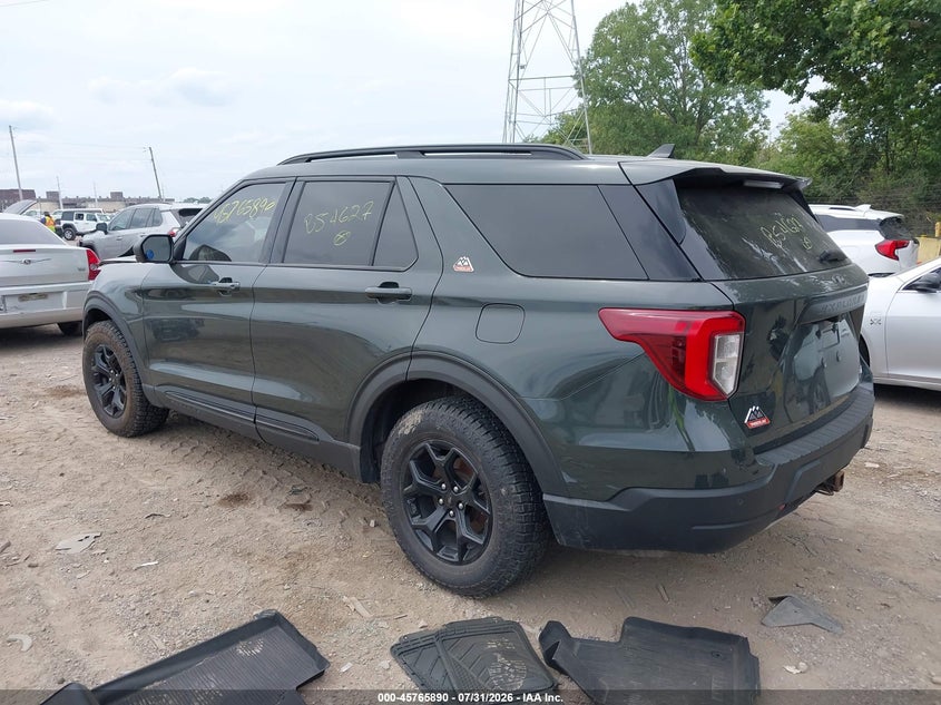 Vin: 1fmsk8jh0ngb54627, lot: 46264639, ford explorer timberline 20223