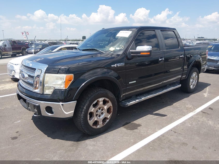 Vin: 1ftfw1et3bfa72991, lot: 46264642, ford f-150 lariat 20112