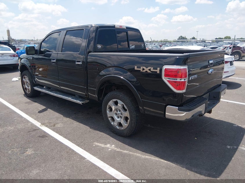 Vin: 1ftfw1et3bfa72991, lot: 46264642, ford f-150 lariat 20113