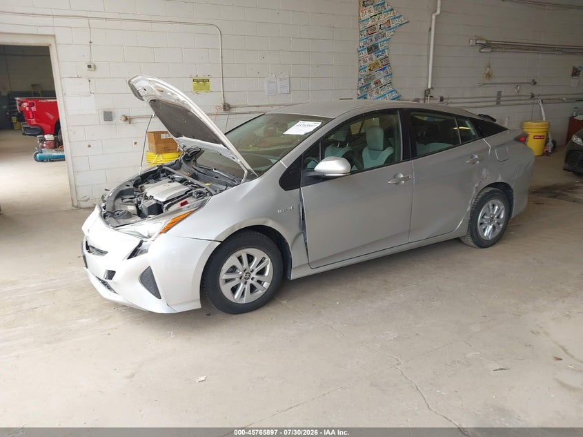 Vin: jtdkbrfu0g3001918, lot: 46264645, toyota prius two 20162