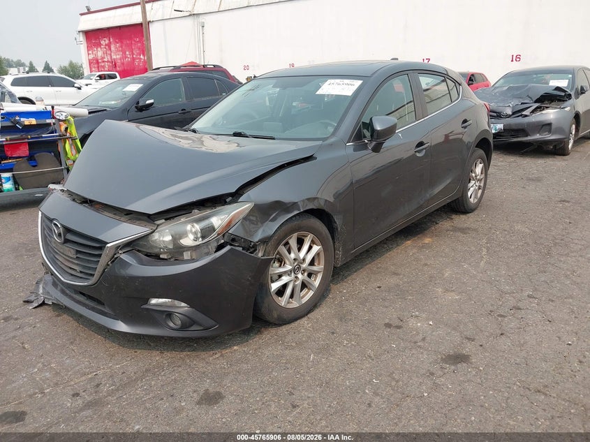 Vin: jm1bm1m78f1258182, lot: 46264655, mazda mazda3 i grand touring 20152