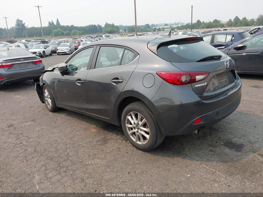 Vin: jm1bm1m78f1258182, lot: 46264655, mazda mazda3 i grand touring 20153