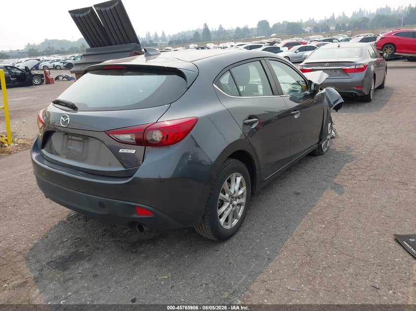 Vin: jm1bm1m78f1258182, lot: 46264655, mazda mazda3 i grand touring 20154
