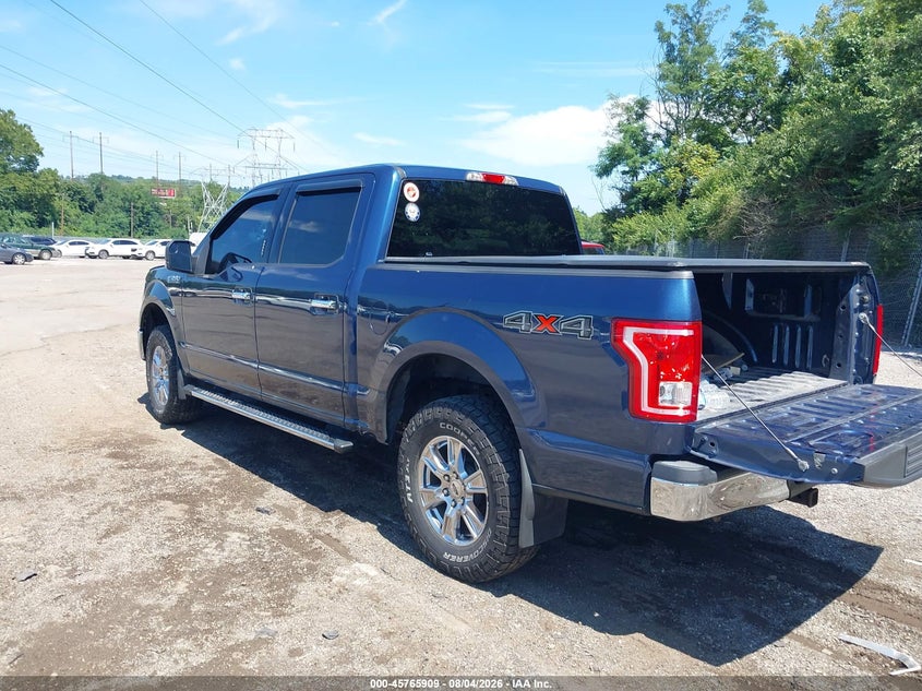 Vin: 1ftew1ef5gfd09588, lot: 46264658, ford f-150 xlt 20163