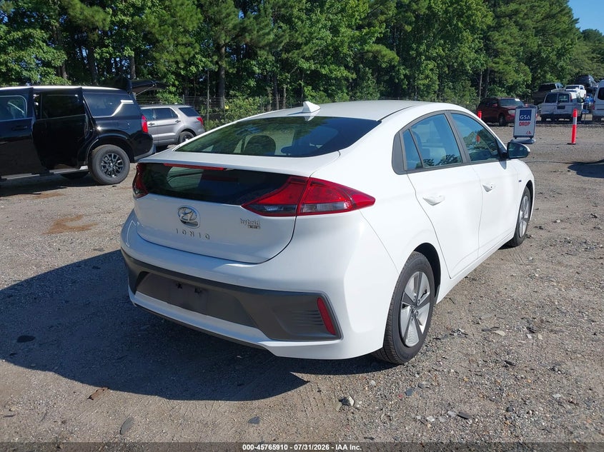 Vin: kmhc65lc9lu220003, lot: 46264659, hyundai ioniq hybrid blue 20204